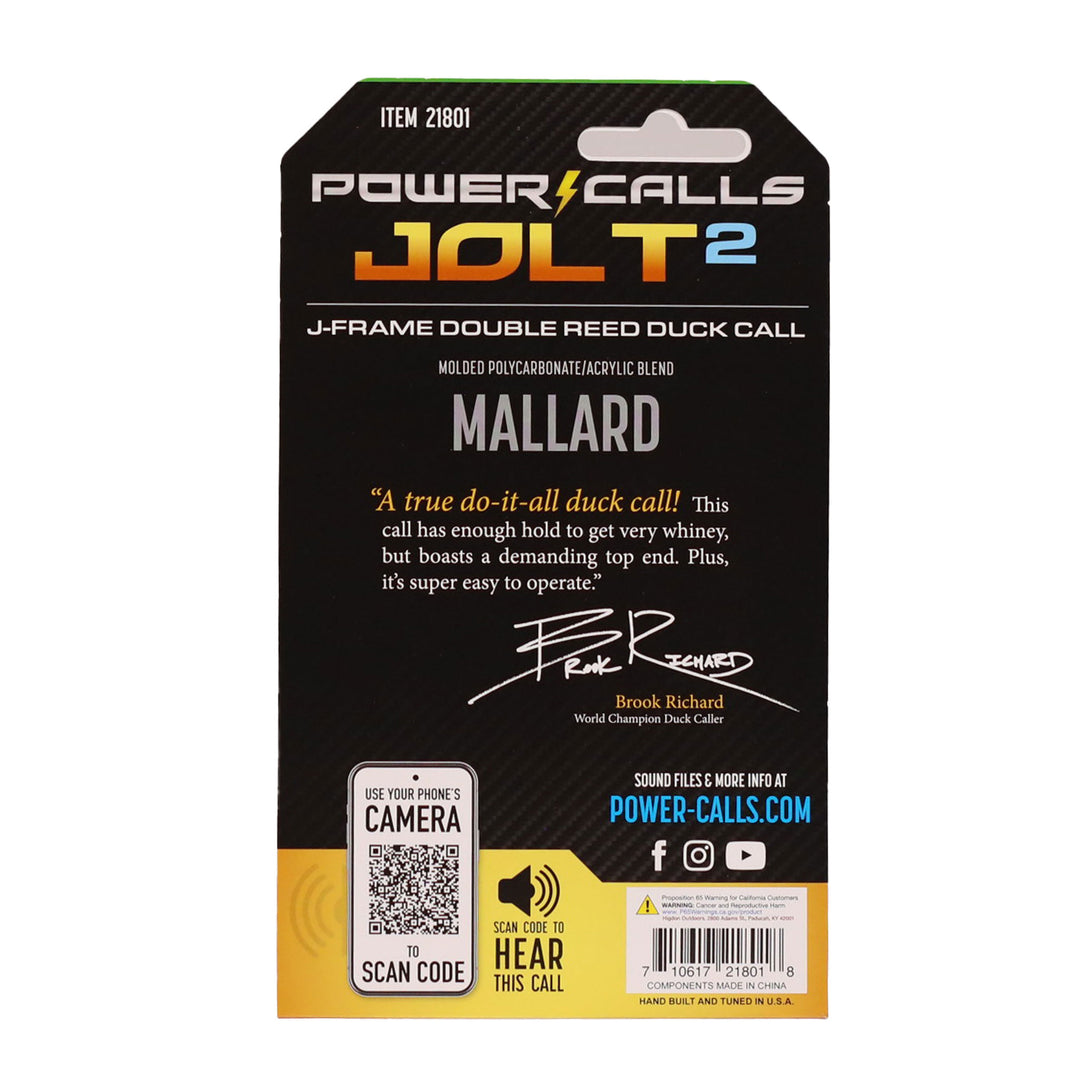 Power Calls Jolt2 Duck Call